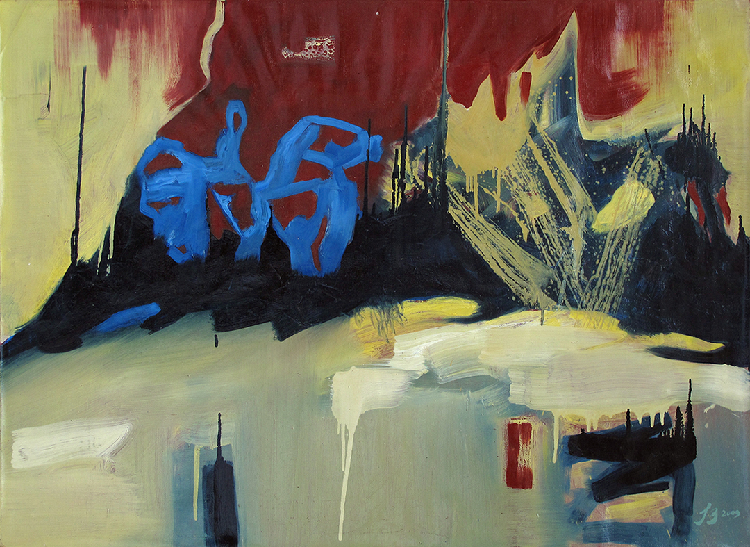 Noise 72x100 oil on canvas 2009 small